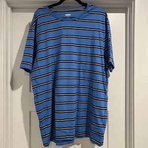 Mens Old Navy Blue Striped Shirt